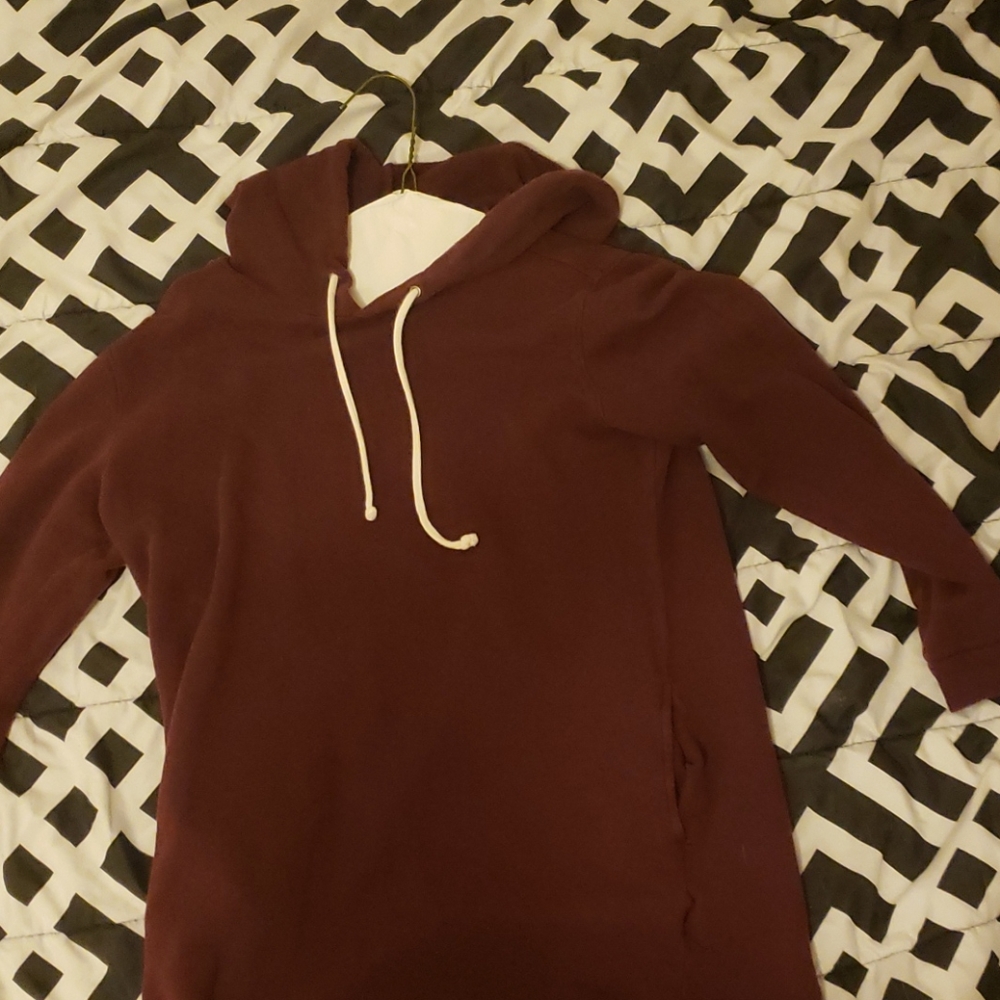 Purple Forever 21 Hoodie Dress with Pockets